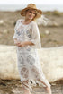 Sexy Bohemian Crochet Hollow-out Beachwear Dress